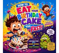 How to Eat Your Birthday Cake Too Fast: A Funny Rhyming Picture Book About Sugary Zoomies, Tummy Gloomies, and Learning to Enjoy Treats One Bite at a Time
