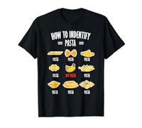 How To Identify Pasta Funny Chart Design tee Camiseta