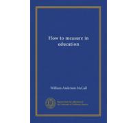 How to measure in education