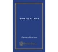 How to pay for the war