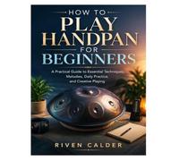HOW TO PLAY HANDPAN FOR BEGINNERS: A Practical Guide to Essential Techniques, Melodies, Daily Practice, and Creative Playing