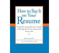 How To Say It On Your Resume (ebook)