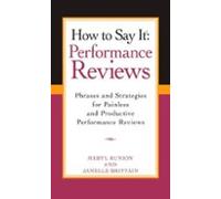 How To Say It Performance Reviews (ebook)