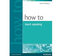 How to teach Speaking Book - 9780582853591