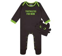 How To Train Your Dragon Ropa De Bebé, Pijama De Bebé Toothless, Body Bebe Toothless, Body Bebe Recien Nacido, Negro 6-9 Meses