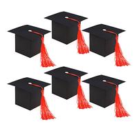HOWAF 30 Cajas de Dulces de Graduación Gorro, Caja Dulce para Disfrace Graduación Gorro de Caja Papel de Regalo Caja de Regalo en Forma de Gorro de Graduación Regalos para Graduacion Decoracion