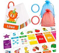 HOWAF Alphabet Flash Cards for Baby Boys Girls, Alphabet Number Color Flash Cards for Kids Learning Eductional