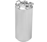 Howaoo Barril de limpieza de 5 galones para limpiador de líneas de cerveza, kit de limpieza de línea de cerveza con acoplador 4 D hecho de acero inoxidable, limpiador de líneas de cerveza utilizado