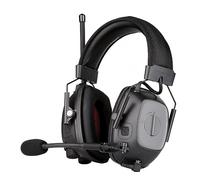 Howard Leight Honeywell Sync Wireless Electo 1035341-Auriculares Bluetooth con función de Escucha y Radio FM SNR 32 Orejeras, Negro, Talla única Unisex Adulto