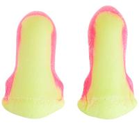 Howard Leight Honeywell Laser Lite Tapones para los oídos de espuma 3301105, desechables, sin cable, amarillo y magenta, para todos los tamaños, en forma de T, SNR 35 dB (200 pares)