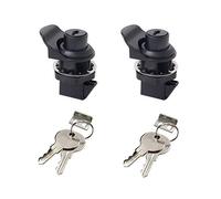 HOWDIA 2 cierres de botón de repuesto para guantera, pestillo de compartimento de guantes, accesorios de bloqueo de carrito de golf para camión, caja de herramientas, uso marino, presiona el