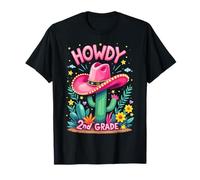 Howdy 2nd Grade Western Cowgirls Back To School Second Grade Camiseta
