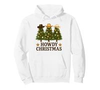 Howdy Christmas Cowboy Árboles Festivos Western Holiday Country Sudadera con Capucha