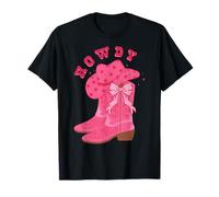 Howdy Cowboy Hat Let's Go Girls Western Rodeo Cowgirls Camiseta