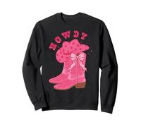 Howdy Cowboy Hat Let's Go Girls Western Rodeo Cowgirls Sudadera
