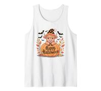 Howdy Halloween Funny Highland Cow Spooky Season Hombres Mujeres Camiseta sin Mangas