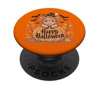Howdy Halloween Funny Highland Cow Spooky Season Hombres Mujeres PopSockets PopGrip Adhesivo