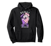 Howdy Lesbianas Vaquera Únete a Nuestra Posse Orgullo Gay Vaqueras LGBT Sudadera con Capucha