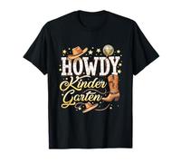 Howdy Maestro de jardín de Infantes Rodeo Country Western Cowgirl Camiseta