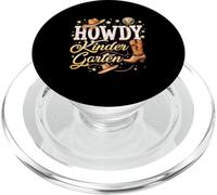 Howdy Maestro de jardín de Infantes Rodeo Country Western Cowgirl PopSockets PopGrip para MagSafe