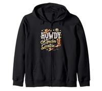 Howdy Maestro de jardín de Infantes Rodeo Country Western Cowgirl Sudadera con Capucha