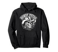 Howdy Putos Argot Español Western Cowboy Skeleton Sudadera con Capucha