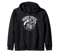Howdy Putos Argot Español Western Cowboy Skeleton Sudadera con Capucha