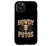 Howdy Putos - Bull Skull Country Cowboy Western Vibes Carcasa para iPhone 11 Pro