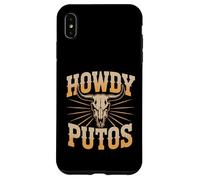 Howdy Putos - Bull Skull Country Cowboy Western Vibes Carcasa para iPhone XS MAX