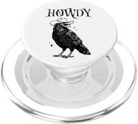 Howdy Raven - Cuervo Occidental PopSockets PopGrip para MagSafe