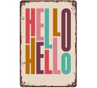 Howdy Rhythm Comedy Vintage Metal Sign For Band Rehearsal Space Vocal Booth Wall Hanging Fun Decor 8 X 12 inch