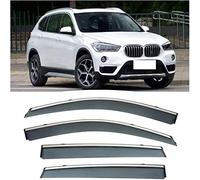 HOWENG 4 Uds Deflector Viento Coche para BMW X1 2016-2022 Ventana Cubierta Lluvia Deflector Stick-On Parasol Viseras Accesorios