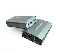 HOWENS Extensor KVM HDMI, HDMI 1080P a 60Hz sobre cable Ethernet Cat5e/6, extensión de señal de hasta 150 m, paso IR (transmisor y receptor)