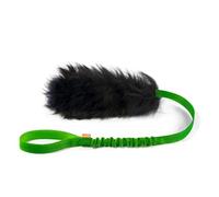 HOWGO - Juguete de cuerda para perro, 100% piel de oveja, juguete para todas las razas (verde, pequeño)