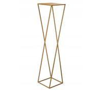 HowHomely Soporte de Flores Moderno de 100 cm de Metal Dorado