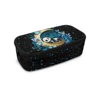 Howilath Estuche para lápices de escuela secundaria/primaria para niñas, gran capacidad, para estudiantes, estuche grande de papelería, Panda Starry Night, 10.24"*4.49"*3.15, Mochila escolar