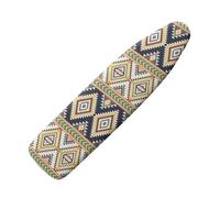 HOWILATH Funda para tabla de planchar con estampado bohemio, 110 x 35 cm, reflectante al calor, cubierta antideslizante para tabla de planchar y fundas de planchado resistentes a las manchas, S