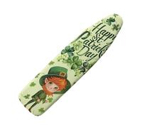 HOWILATH Funda para tabla de planchar de 125 x 45 cm, fundas decorativas para el día de San Patricio, resistente al calor, funda protectora para tabla de planchar con gancho y bucle, L