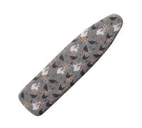 HOWILATH Funda para tabla de planchar de pollo, 122 x 38 cm, antideslizante, almohadilla elástica universal para tablas de planchar, fácil instalación, M