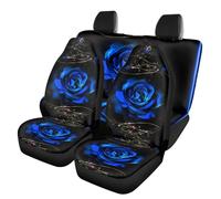 Howilath Novedad Blue Rose Thorns - Funda para asiento de coche para coches, maleteros, furgonetas, SUV, ajuste universal para la mayoría de vehí