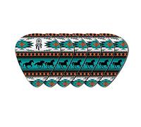 Howilath Variedad de 6 púas de guitarra, étnico indio, arte tribal, ABS pesado, regalo perfecto para guitarra y amante de la guitarra pesada, púas de celuloide premium
