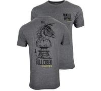 Howitzer Style - Camiseta para hombre Chris Kyle Circle Shiled Military Grunt MFG, Gris, Medium