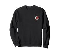 Howl-O-Ween Werewolf Full Moon Halloween Impresión Delantera y Trasera Sudadera
