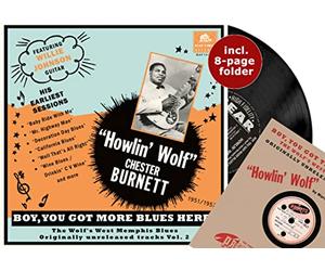 "Howlin’ Wolf" Chester Burnett* Featuring Willie Johnson - Boy You Got More Here/The Wolf S West Memphis Blues Vol 2