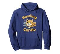 Howling Is My Cardio - Divertido diseño de Perro Sudadera con Capucha