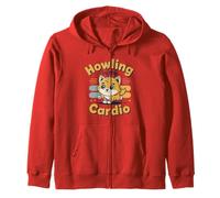 Howling Is My Cardio - Divertido diseño de Perro Sudadera con Capucha