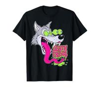 Howling Wolf Retro Biker Lowbrow Wolves Rockabilly 50s Camiseta
