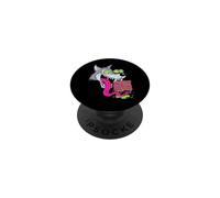 Howling Wolf Retro Biker Lowbrow Wolves Rockabilly 50s PopSockets PopGrip Adhesivo