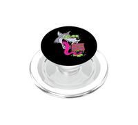 Howling Wolf Retro Biker Lowbrow Wolves Rockabilly 50s PopSockets PopGrip para MagSafe