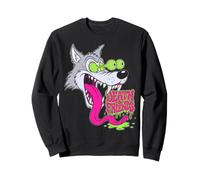 Howling Wolf Retro Biker Lowbrow Wolves Rockabilly 50s Sudadera